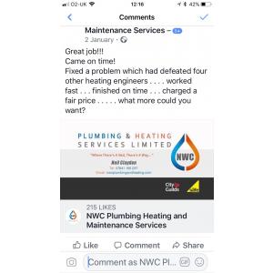 NWC plumbing and heating services