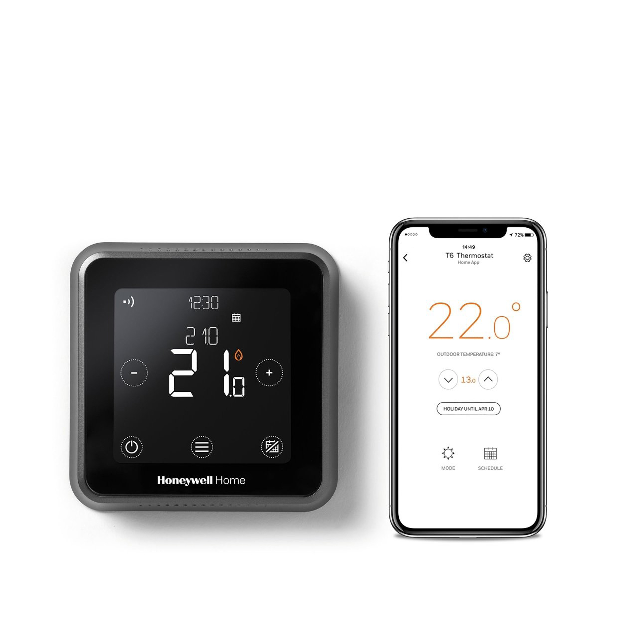 Honeywell Home T6R Wall Mounted Smart Thermostat with Hot Water