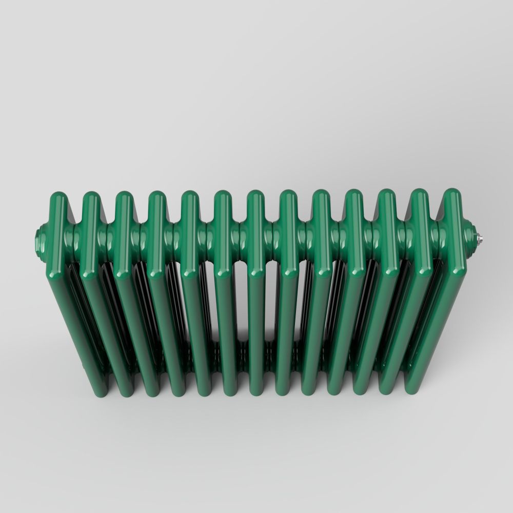 Revive 600H x 628W Column Horizontal Turquoise Green Radiator