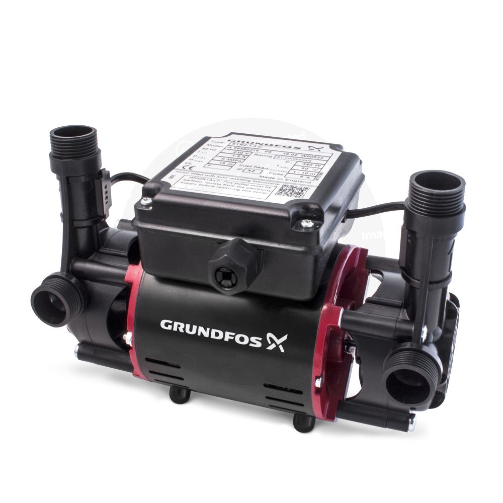 Grundfos STR2 Twin Impeller Shower Pump (1.5 Bar)