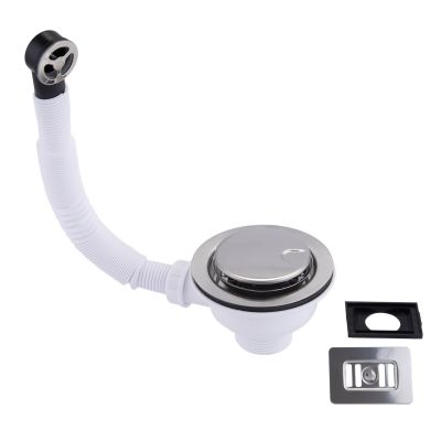 McAlpine 1.1/2" Stainless Steel Universal Kitchen Sink Basket Strainer Waste & Overflow c/w Cover