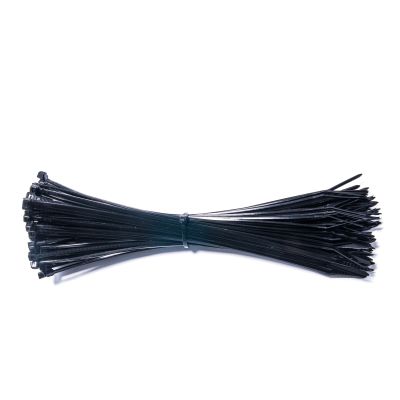 Todays Tools Pack of 100 3.6mm x 300mm Black Nylon Cable Ties