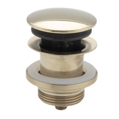 McAlpine 1.1/4" x 60mm Brushed Brass Multi-Function Centre-Pin Basin Waste 