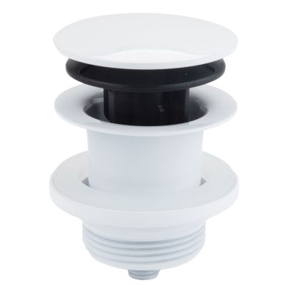 McAlpine 1.1/4" x 60mm White Multi-Function Centre-Pin Basin Waste