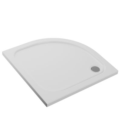 Revive 2Go 45mm Low Profile 900mm x 900mm Quadrant White Shower Tray & 90mm Waste