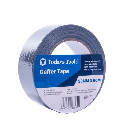 Todays Tools Gaffer Tape 50mm x 50 Metre Strong Adhesive Duct Tape