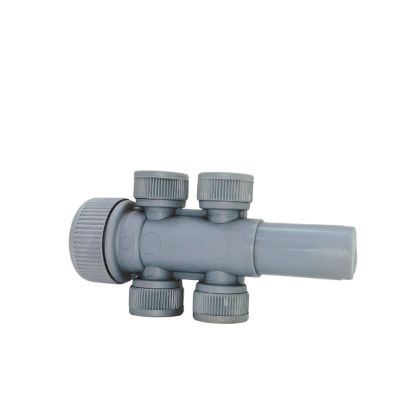 Davant GPF Grey 22mm X 10mm Push-fit 4 Port Manifold