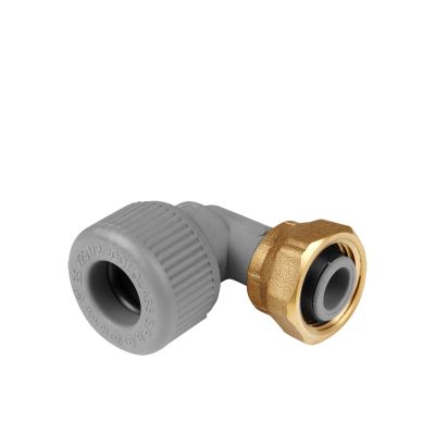 Davant GPF Grey 15mm x 1/2 Push Fit Bent Tap Connector