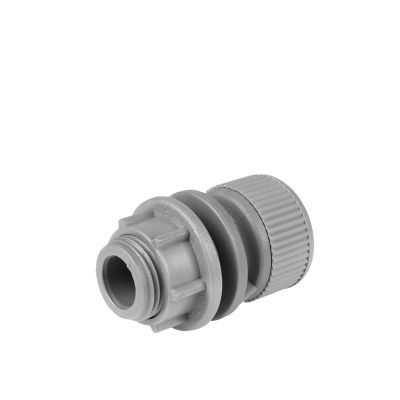Davant GPF Grey 15mm Push Fit Straight Tank Connector