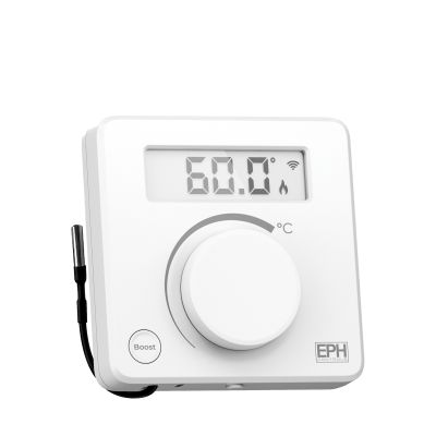 EPH Controls RFC RF Cylinder Thermostat c/w Boost Button