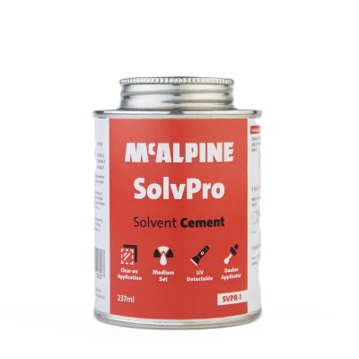 McAlpine SolvPro 237ml Solvent Cement