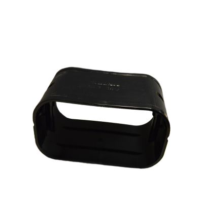 Pump House (Inaba) Black 140mm x 90mm External ASHP Trunking Straight Connector