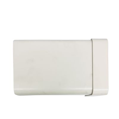 Pump House (Inaba) Ivory 140mm x 90mm External ASHP Trunking Straight Connector