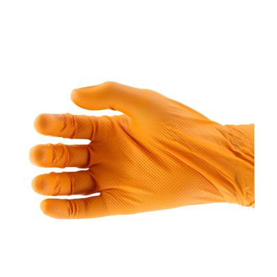 Tough Glove Gator Gripz Orange Extra Large Gloves - Box of 50