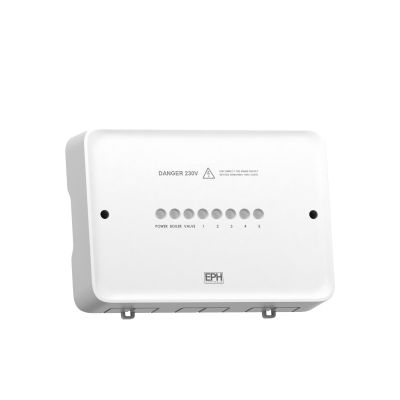 EPH Controls UFH5 230Vac SPDT 5 Zone Underfloor Heating Wiring Centre