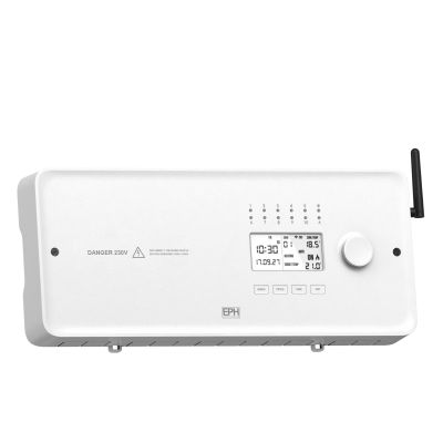 EPH Controls UFH10-RF 230Vac SPDT 10 Zone Wireless RF Underfloor Heating Wiring Centre