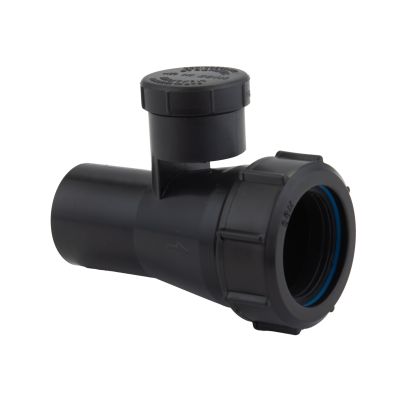 McAlpine 1.1/4" Black Anti-Syphon Adaptor