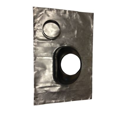 Grant White System Lead Pitched Roof Flashing With Collar (For 26-70kW)