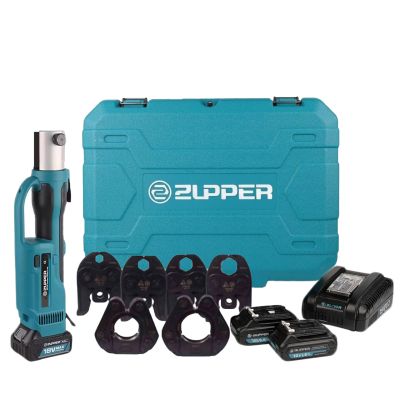 Zupper PZ-1550 M Profile Press Tool c/w Case, 6x 15-54 mm M Profile Jaws, 2 Batteries & Charger