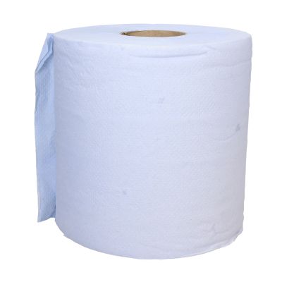 Todays Tools Blue 2 Ply Recycled, Embossed Paper Roll Ideal (190mm x 150M Roll)