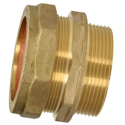 Compression Adaptor 28mm x 1.1/4" Male Iron Straight
