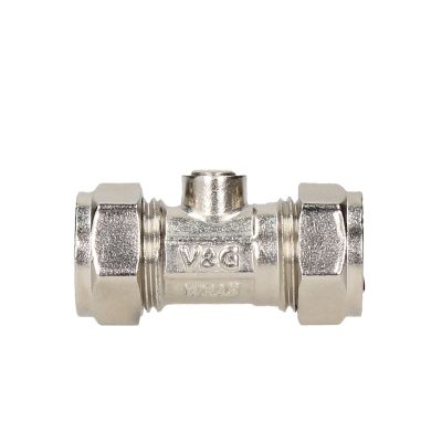 GBF Compression 15 mm Chrome Isolation Valve