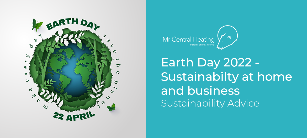 Earth Day 2022 - Sustainabilty at home and business