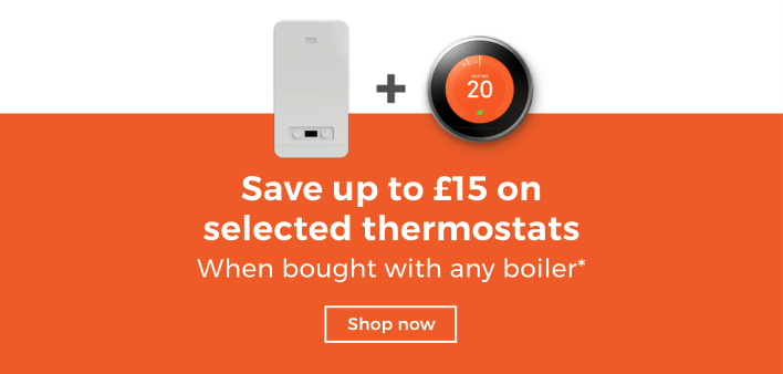 Save up to £15 on selected thermostats