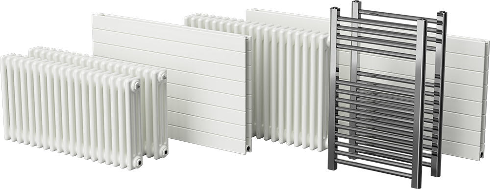 Range of radiators.